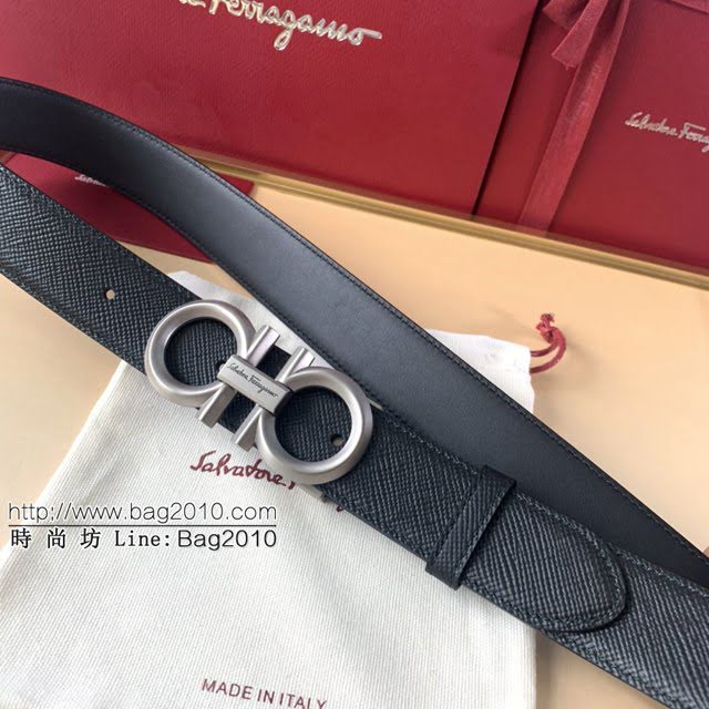 菲拉格慕男士皮帶 Ferragamo精品銅扣腰帶  jjp1956